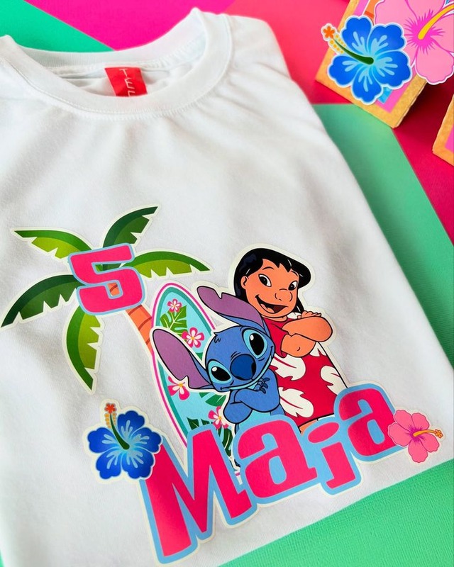 Camisa infantil poliéster (tam. por idade)