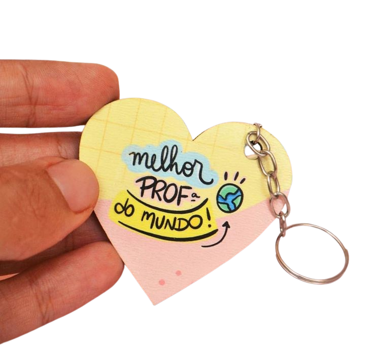 Kit com 10 unid. coração MDF