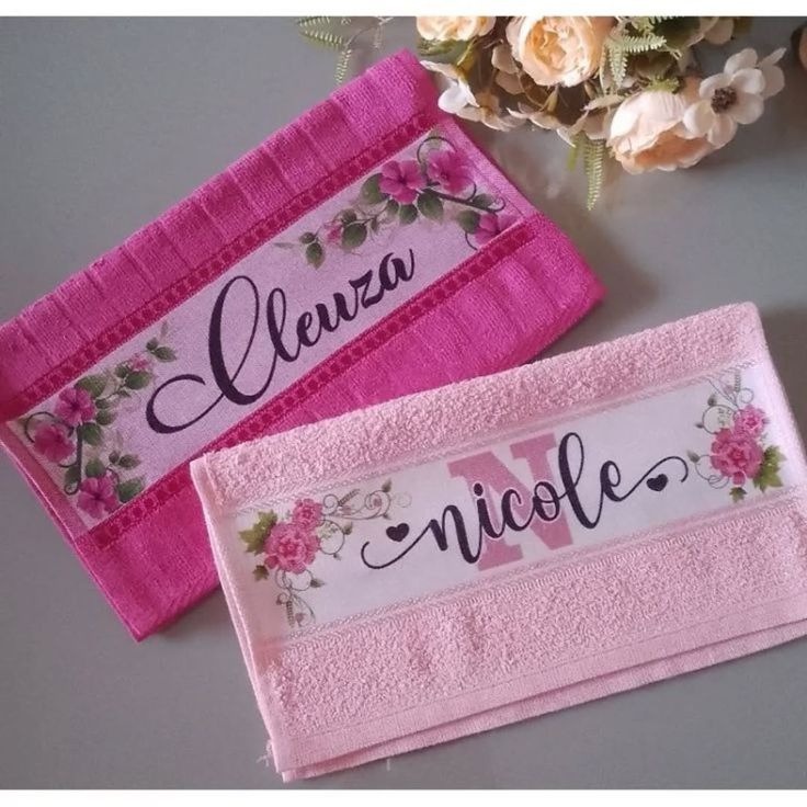 Toalha lavabinho personalizada