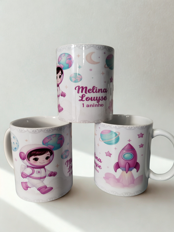 Caneca alça branca 325ml